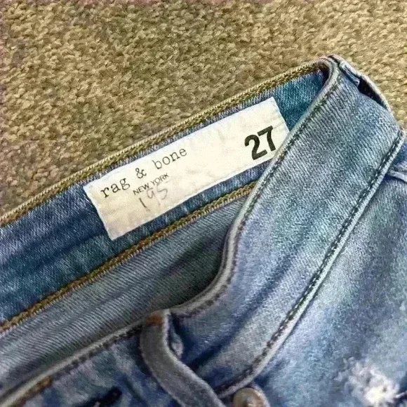 Rag & Bone Cate High Rise Ankle Skinny Jeans Palmer Denim Casual Women’s size 27 - Picture 7 of 9